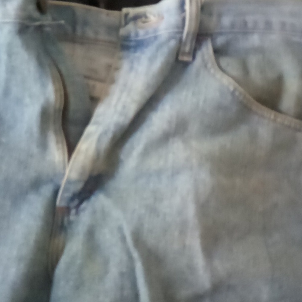 Men's blue wrangler relaxed fit jeans shorts